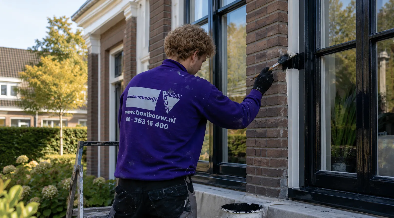 Schilderwerk aan een woning in Groningen door BontBouw